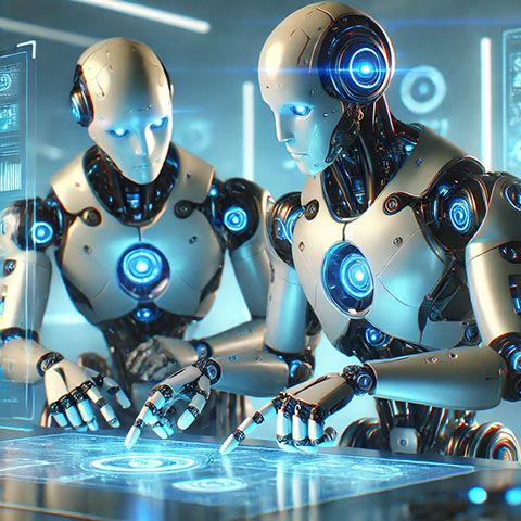 Cooperating robots Cooperating robots