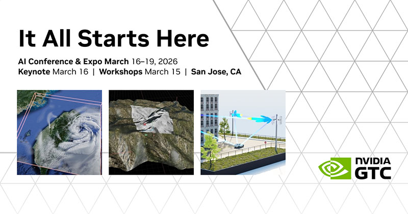 We are attending the NVIDIA GTC Conference in San Jose, California, US